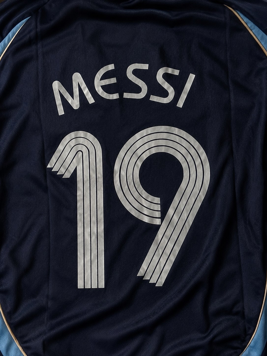 Argentina 2006 Messi dorso